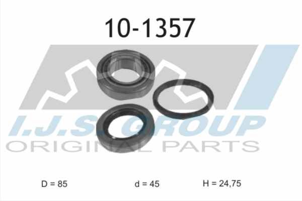 IJS GROUP Комплект подшипника ступицы колеса 10-1357